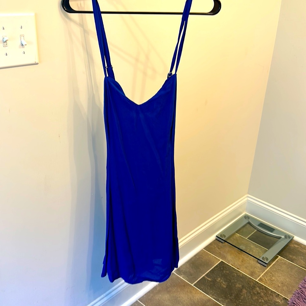 Royal blue dress